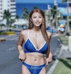 ALENCY  【 新品 未開封 】アレンシー　ラメニット ビキニ　ブルー ALENCY アレンシー ラメニットビキニ ブルー