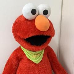 セサミストリート エルモ 超巨大ぬいぐるみ　USJバンダナ付き m96376675127_1.jpg?1688131396