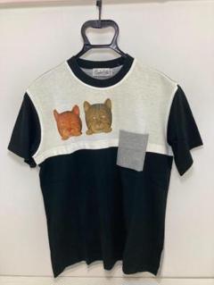 ２点　新品 クニオコレクション サトウクニオ プリント 半袖Tシャツ パグ刺繍 2点 新品 クニオコレクション サトウクニオ プリント 半袖T