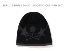 A BATHING APE✕mastermindコラボ ブラックレザー風キャップ A BATHING APE Men's Goods BAPE x mastermind JAPAN MMJ BAPE