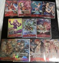 ワンピースカード　赤　パラレルまとめ　らくらくメルカリ便　シャンクス　パラレル
