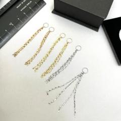 GSTV ピアリングチャーム K18 3種セット ピアスチャーム YG WG GSTV ピアリングチャーム K18 3種セット ピアスチャーム YG WG