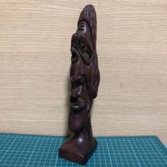 木製　木彫り　人物像　置物　ブラジル 木製 木彫り 人物像 置物 ブラジル