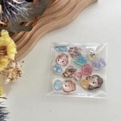 ボンボンドロップシール　プリンセス パーツ売り シンデレラ&ベル