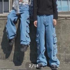 【即発送】Faith Tokyo enigma rave denim pants