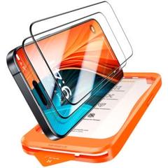 【2枚セット】 iPhone15promax ガラスフィルム　全面保護