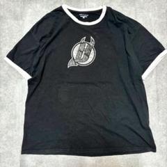 チャンピオン リンガーTシャツ XXL ブラック ビッグサイズ