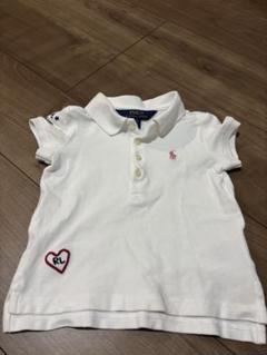 Polo Ralph Lauren ホワイトポロシャツ 2/2T サイズ90