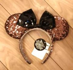即日発送　ディズニー　ミニー　スパンコールカチューシャ