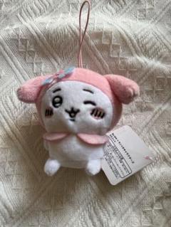 新品タグ付き ちいかわ マイメロディ マスコット ちいかわ×サンリオキャラクターズ マイメロ マスコット マイ
