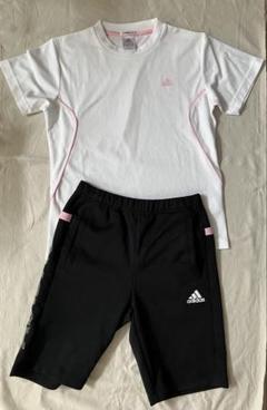アディダス　adidas 上下2点セット　トップス　半袖　ハーフパンツ