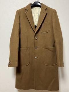Theory ベージュ チェスターコート　ウール　カシミア混 美品 Theoryセオリー カシミヤ混コート ブラウンベージュ L