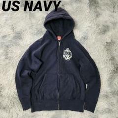 UNION 1947 USN US NAVY 肉厚 ジップパーカー ジップフーデのサムネイル