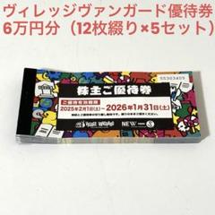 ヴィレッジヴァンガード株主優待12万円分 ヴィレッジヴァンガード ご優待券 6万円分(12枚綴り×5セット