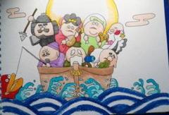 七福神のオリジナルイラスト