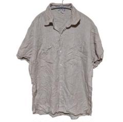 Maria Lampo Positano 半袖リネンシャツ XL