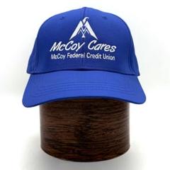 ビンテージキャップ McCoyCares 信用組合 企業 刺繍 古着 L4