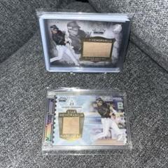 2枚セット　千葉ロッテマリーンズ　石川慎吾　バットカード