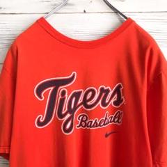 《激レア》ナイキ NIKE☆Tシャツ XL デカロゴ オレンジ