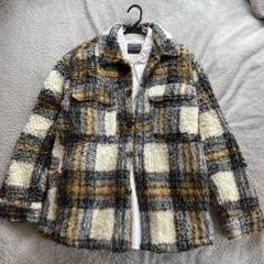 ZARA フェイクボアジャケット　ロブスタークラスプ ZARA フェイクボアジャケット ロブスタークラスプ XS