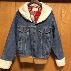 77circa ナナナナサーカ　デニムボアブルゾン　新品　1点物 77circa ナナナナサーカ デニムボアブルゾン 新品 1点物 - メルカリ
