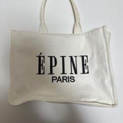 【値下げ！新品未使用】エピヌロゴトートバッグ（白） 2025年最新】epine トートバッグ 限定の人気アイテム - メルカリ