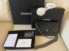 CHANEL シャネル チェーンウォレット マトラッセ 黒