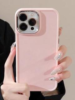 【大特価】iPhoneケース　13pro　ピンク　ソフトケース　シンプル　韓国