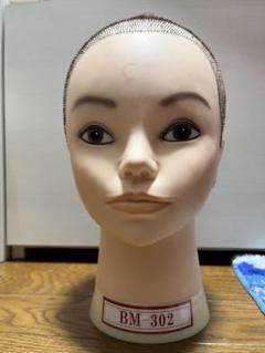 Dカットウィッグ　ヘッドマネキン