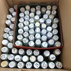 アクリル絵の具多量セット　ブルー系グリーン系が主
