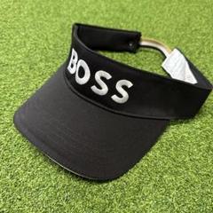 BOSS サンバイザー　フリーサイズ　黒