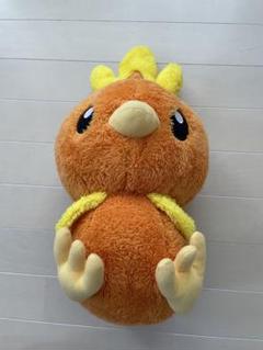 ポケットモンスターほっこりいやされめちゃでかアチャモオレンジ色のぬいぐるみ