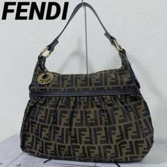 美品⭐フェンディ　ズッカ　シルバー金具　総柄　ハンドバッグ　ワンショルダー 極美品 FENDI フェンディ ズッカ柄 セミショルダー ワン