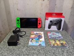 SI 【すぐ遊べるセット】Switch本体＋ソフト3本＋プロコンセット