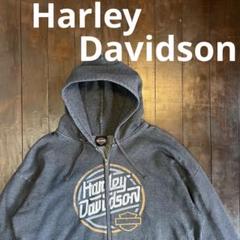希少！【HARLEY-DAVIDSON ハーレーダビッドソン】フルジップパーカーのサムネイル