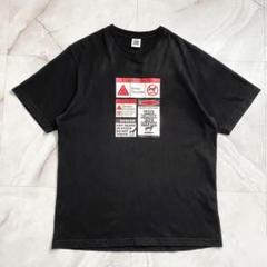 A15933 美品 ブラックアイパッチ 24ss 2ホット2タッチ　Tシャツ黒L