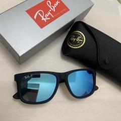 レイバンサングラス Ray-Ban RB4165 男女兼用 RB4165 Justin サングラス Matte Black | SmartBuyGlasses JP