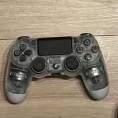 ほぼ未使用　PS4 デュアルショック4 コントローラー　クリスタル