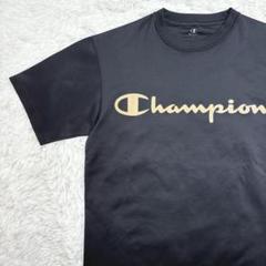 Champion ブラック　半袖　メッシュ　シャツ