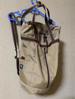 新品未使用！ユナイテッドアローズベージュリュックサック2wayザック買い物旅行のサムネイル