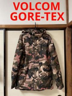VOLCOM ボルコム　迷彩ジャケット　GORE-TEX M volcom GORE-TEX 迷彩ジャケット フード付き L