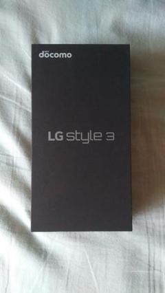 LG style 3 L-41A 新品未使用