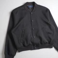 【美品】POLO Ralph Lauren ブラック MA-1ジャケット　L POLO Ralph Lauren MA-1 Bomber Jacket ポロ・ラルフローレン MA