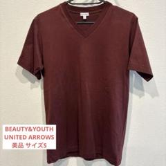 BEAUTY & YOUTH UNITED ARROWS S 半袖 エンジ 美品