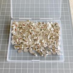 ✨180個 オーバルスクラブル　イヤリングベイル ガラスタイルペンダント