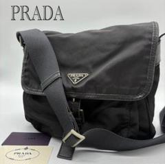 【PRADA】ショルダーバッグ 斜め掛け　メッセンジャーバッグ ナイロン レザー