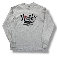 90s USA製 memphis music ブルース ロンT ロックT 古着