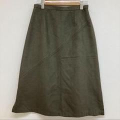 インディヴィ フェイクスエード タイトスカート