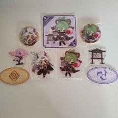 原神 スイパラ 荒瀧一斗 久岐忍 アクスタ 缶バッジ コースター