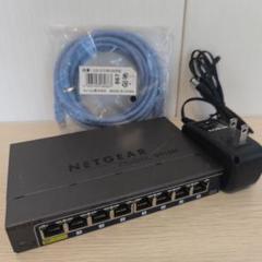 NETGEAR GS108Tv2 スマートハブ 初期化済み おまけ付き